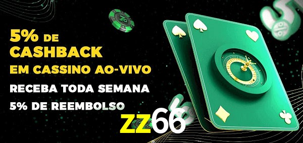 Promoções do cassino ao Vivo zz66